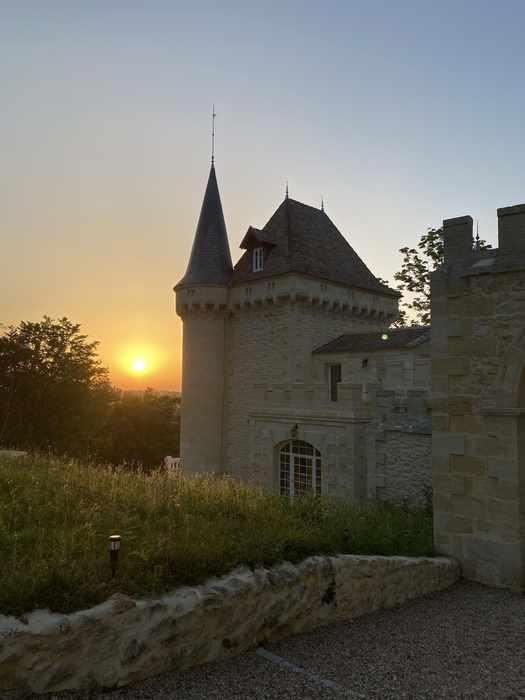 Le château au coucher du soleil