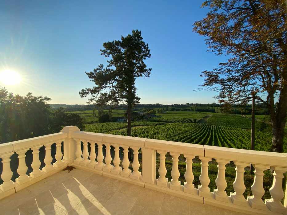 Terrasse panoramique sur les vignes